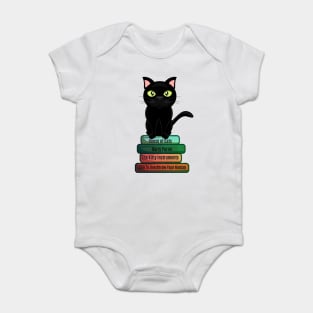 Kitty Domination and Books Baby Bodysuit